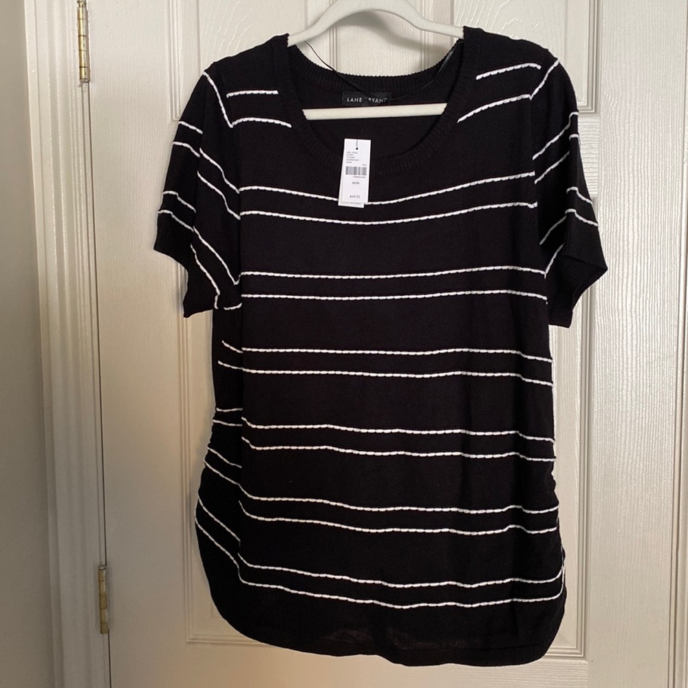 NWT Lane Bryant short sleeve sweater